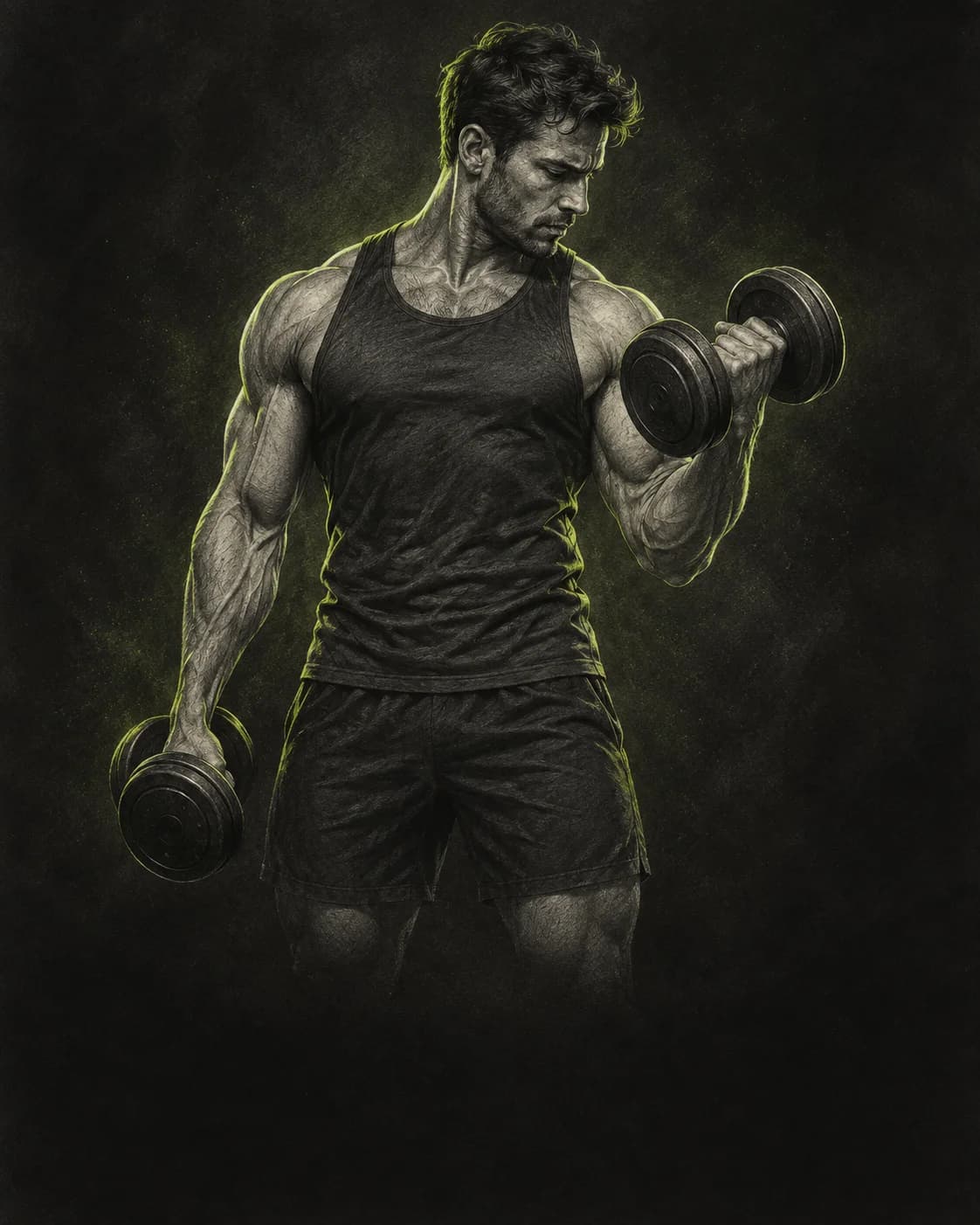 Prime Gym fıtness hizmet illüstrasyonu